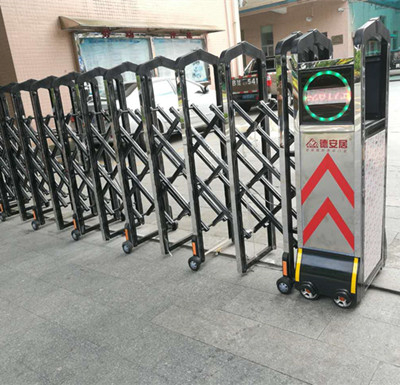 welcome欢迎光临威尼斯厚料铝合金伸缩门